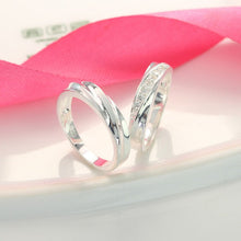 Load image into Gallery viewer, Elegant Sterling Silver Couple Ring